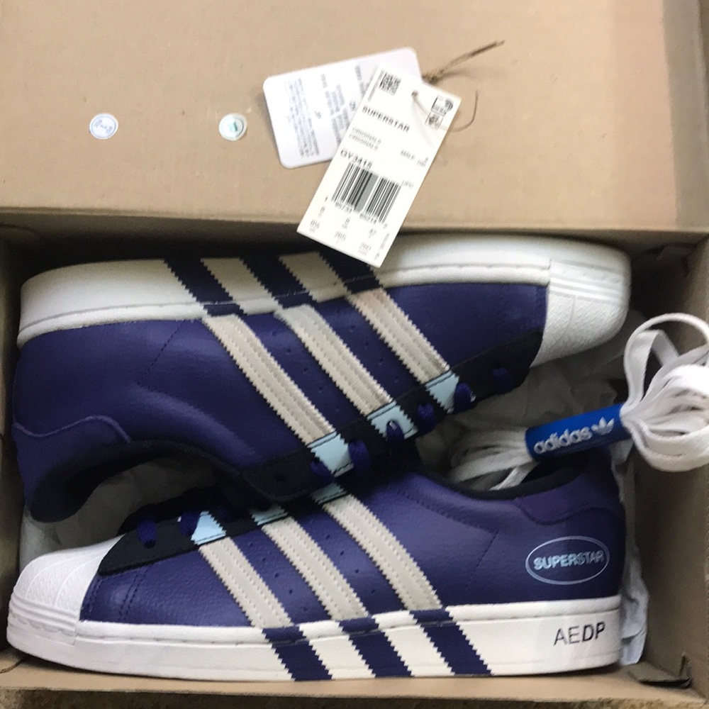 New Adidas Superstar Mens 8 1/2